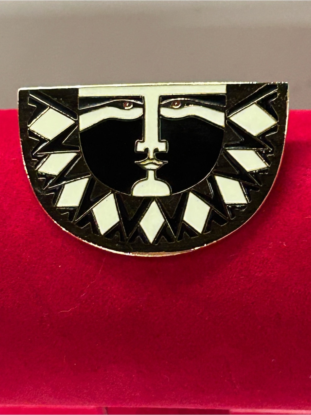 Laurel Burch Sunface Brooch